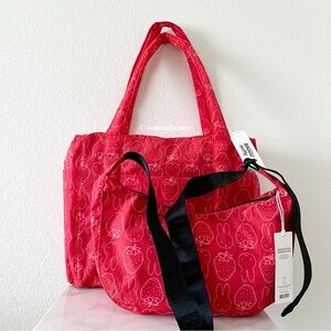 BAGGU & Miffy UO Exclusive Small Cloud Carry-On Bag + Medium Nylon Crescent